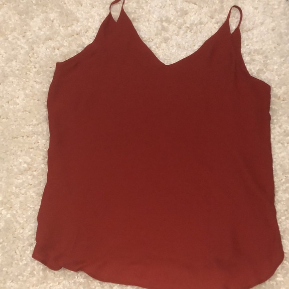 NWOT eclipse red flowy tank - Picture 3 of 4